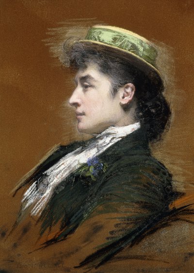 Portræt af Mme. Lebegue, af Jules Bastien Lepage