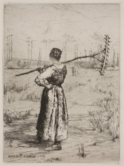 Retur fra markerne (Retour des Champs) af Jules Bastien Lepage