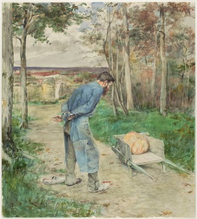 Agernet og græskarret af Jules Bastien Lepage