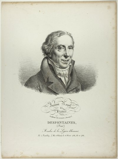 Portræt af Réné Desfonataines af Jules Boilly