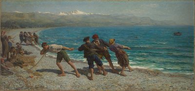 Fiskere ved Menton af Jules Breton