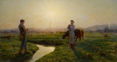 Om morgenen 1883. af Jules Breton