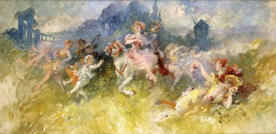 Ved Fete Champetre, af Jules Cheret