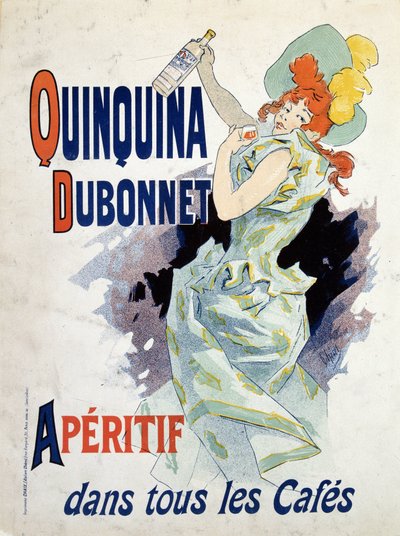 Annonceringsplakat til Quinquina Dubonnet - af Jules Cheret af Jules Cheret