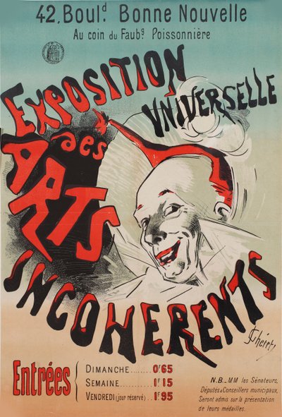 Verdensudstilling af usammenhængende kunst, 1889. af Jules Cheret
