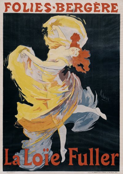Loïe Fuller plakat af Jules Cheret
