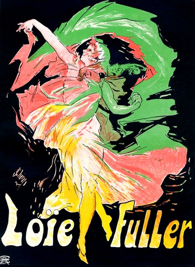 Loïe Fuller plakat, 1897. af Jules Cheret