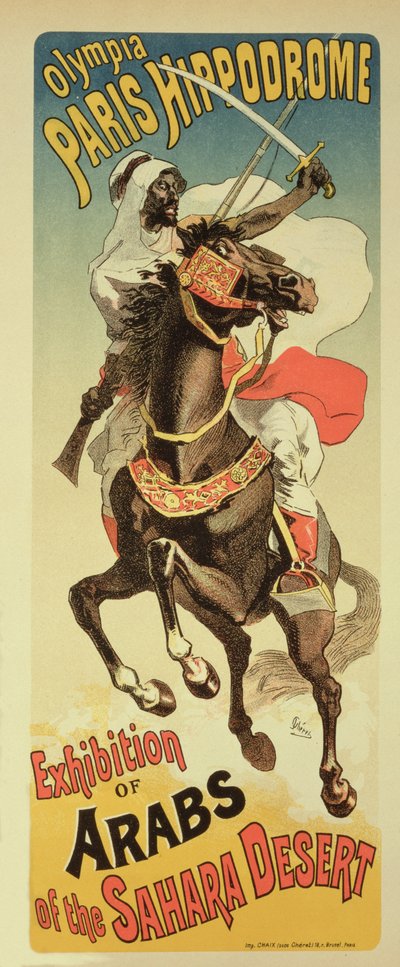 Gengivelse af en plakat, der reklamerer for en 