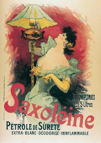 "Saxolein" 1891 (litografi) af Jules Cheret