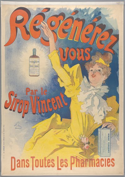 Sirop Vincent, 1893 af Jules Cheret