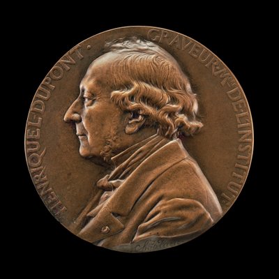 Henriquel Dupont, 1797-1892, tegner og gravør, ca. 18701892. af Jules Clement Chaplain