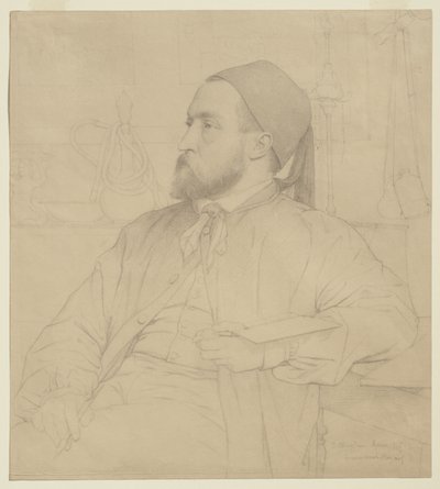 Portræt af Constant Moyaux, arkitekt, 1865 af Jules Clement Chaplain