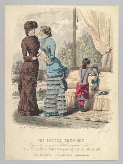 Den seneste mode eksplicit designet og forberedt til mølleren, kjolemageren og dr..., 1880-82. af Jules David