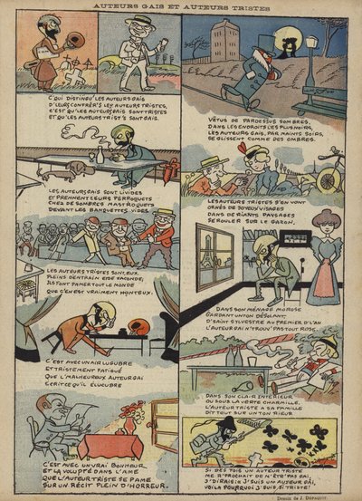 Illustration til Le Rire af Jules Depaquit