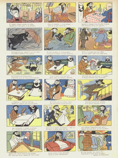 Illustration til Le Rire af Jules Depaquit