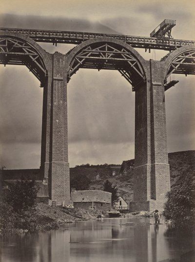 Pont-de-Buis, ved Doufine, Frankrig, ca. 1865. af Jules Duclos