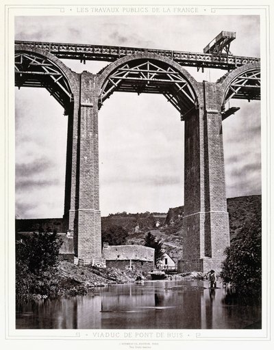 Viadukt af Pont de Buis, ca. 1876-1883 af Jules Duclos