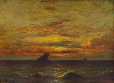 Solnedgang, c1879, 1938 af Jules Dupré