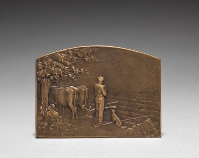 Medaljon forside. af Jules Dupré