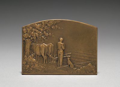 Medaljon forside. af Jules Dupré