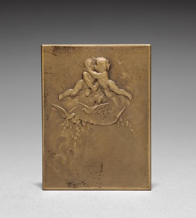 Medaljon omvendt. af Jules Dupré