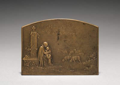 Medaljon omvendt. af Jules Dupré