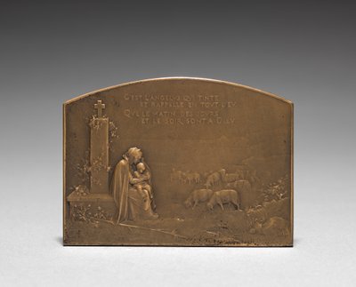 Medaljon omvendt. af Jules Dupré