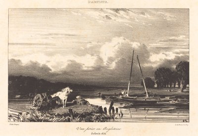 Udsigt i England af Jules Dupré