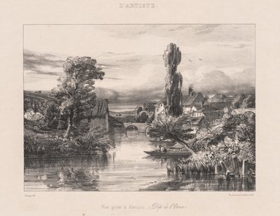 Udsigt taget ved Alençon af Jules Dupré
