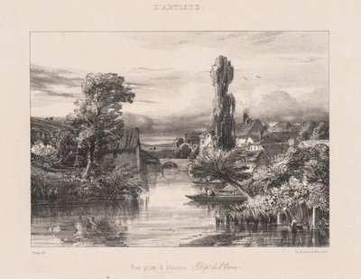 Udsigt taget ved Alençon Udsigt taget ved Alençon, 1839. af Jules Dupré