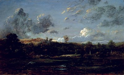 In the Landes, ca. 1841 (olie på lærred) af Jules Dupré