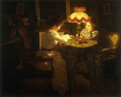 Lampelys af Jules Emile Crochet