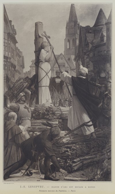 Jeanne dArc est Brulee a Rouen (Brændingen af Jeanne d