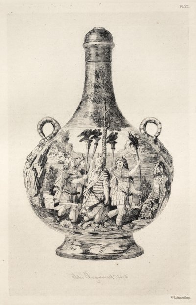 Den keramiske kunsts historie: En beskrivende og filosofisk undersøgelse af keramik... Plade VIII, 187 af Jules Ferdinand Jacquemart