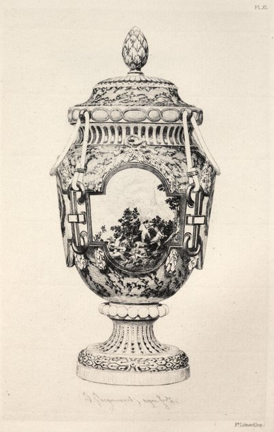 Historien om den keramiske kunst: En beskrivende og filosofisk undersøgelse af keramik... Plade XI, 1877. af Jules Ferdinand Jacquemart