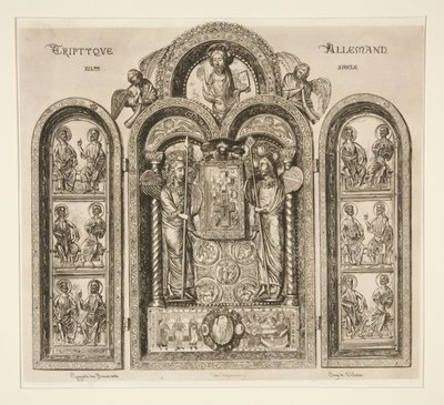 Tysk Triptykon / Xllme af Jules Ferdinand Jacquemart