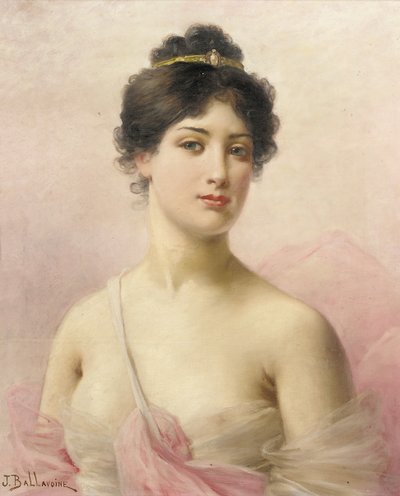 En ung skønhed af Jules Frederic Ballavoine