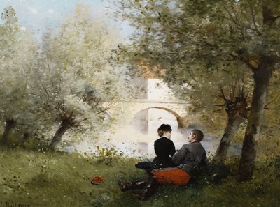 Langs floden; Langs floden, af Jules Frederic Ballavoine