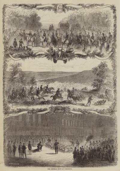 Kejserjagten i Compiegne af Jules Gaildrau