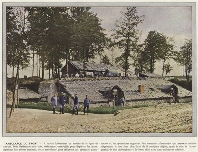 Ambulance du Front af Jules Gervais Courtellemont