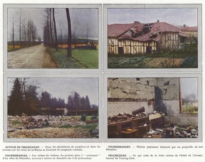 Omkring Frignicourt, Courdemanges, Courdemanges, Frignicourt af Jules Gervais Courtellemont