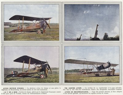Fly tilbage fra Essen, Skydning mod fly, Der er gode, Rekognosceringsfly af Jules Gervais Courtellemont