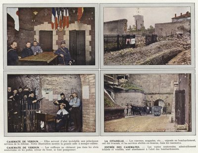 Verdun kasematten, citadellet, Verdun kasematten, Kasematternes indgang af Jules Gervais Courtellemont