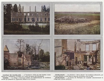 Chateau de Chapelaine, Gourgancon, Normee, Gourgancon af Jules Gervais Courtellemont
