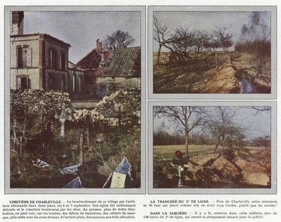 Charleville Cemetery, La Tranchee du 2e de Ligne, I Sabliere af Jules Gervais Courtellemont
