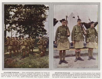 Skotsk infanteri, skotsk infanteri af Jules Gervais Courtellemont