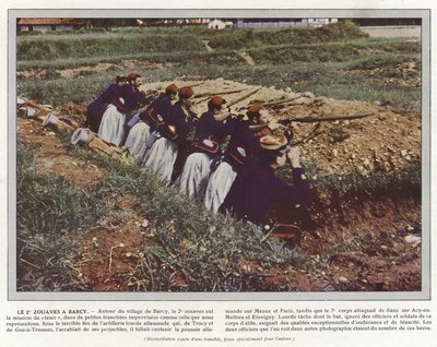De 2. Zouave ved Barcy af Jules Gervais Courtellemont