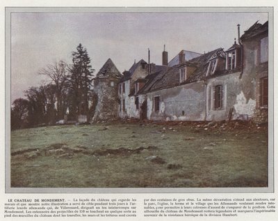 Chateau de Mondement af Jules Gervais Courtellemont