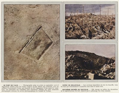 Fort de Vaux, Cotes de Belleville, anden indgang til Souville af Jules Gervais Courtellemont