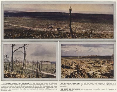 Den store slagmark, Marceau-kasernen, Fort de Tavannes af Jules Gervais Courtellemont